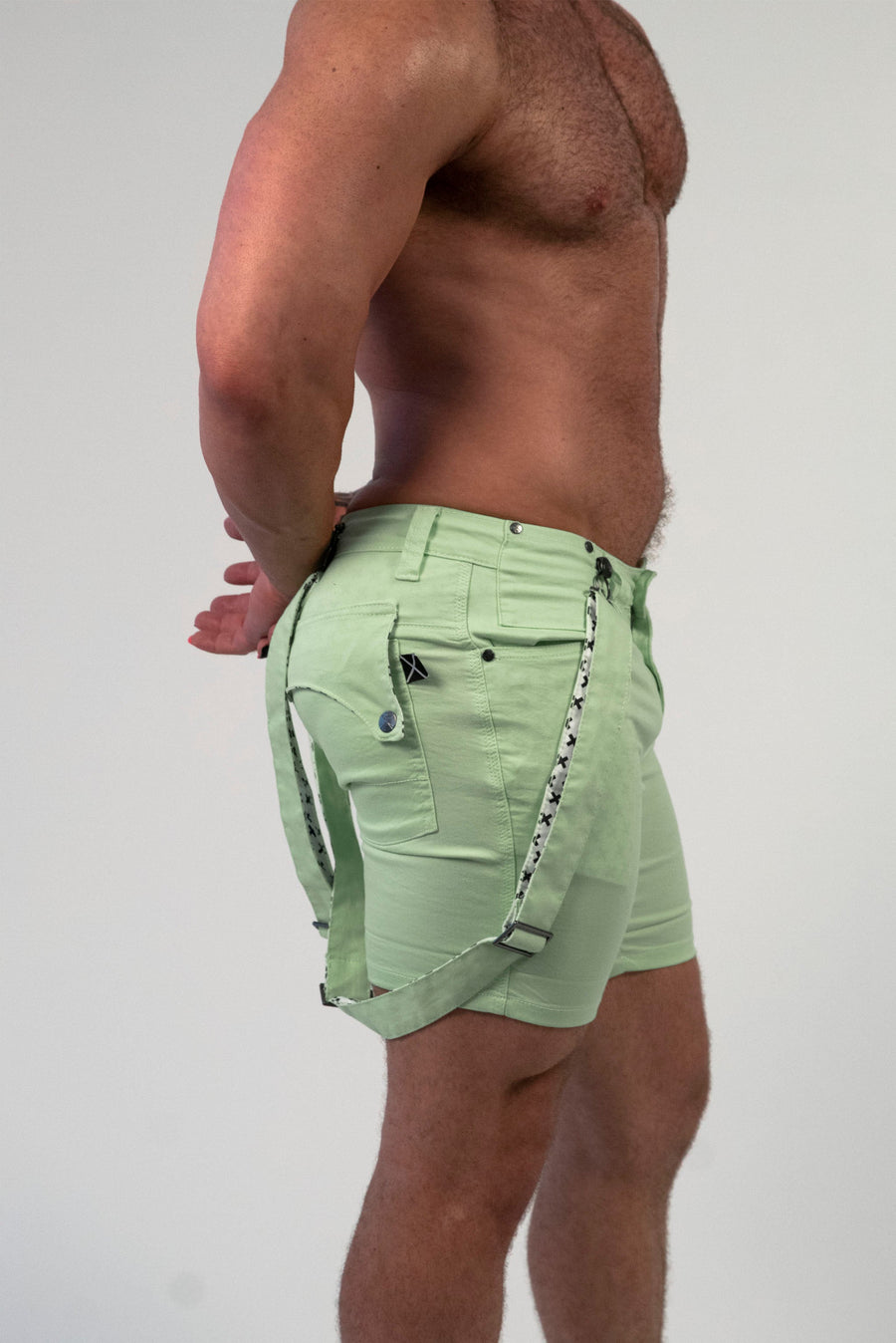 LINUS Lime Shorts