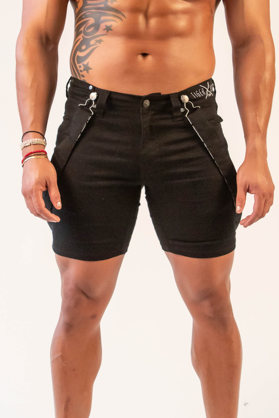 ROMEY BLACK NO RIPS SHORTS