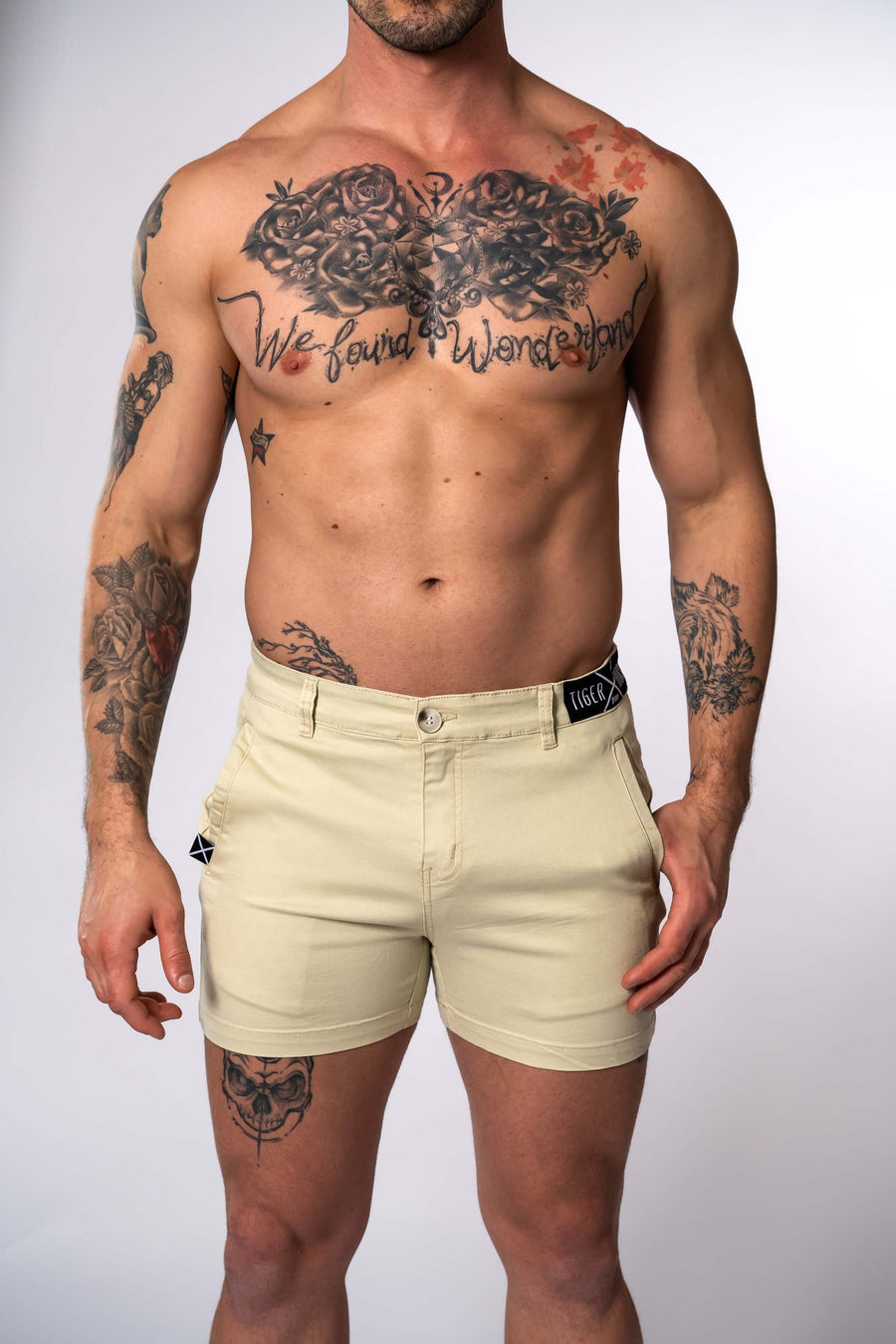 FINN Stone Grey Shorts