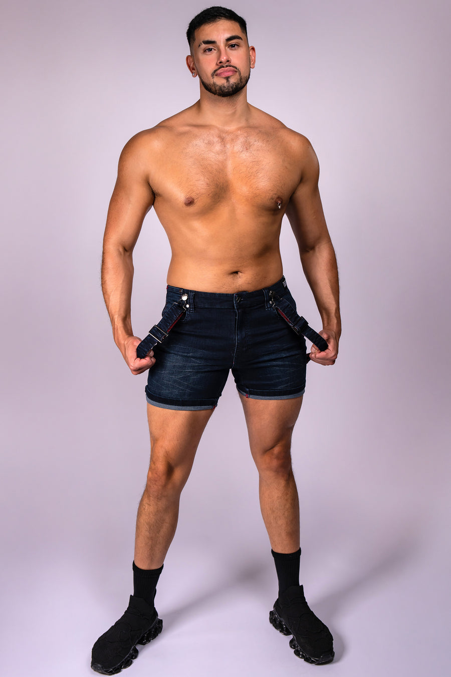 HOMAR DARK BRUSHED Tartan Shorts