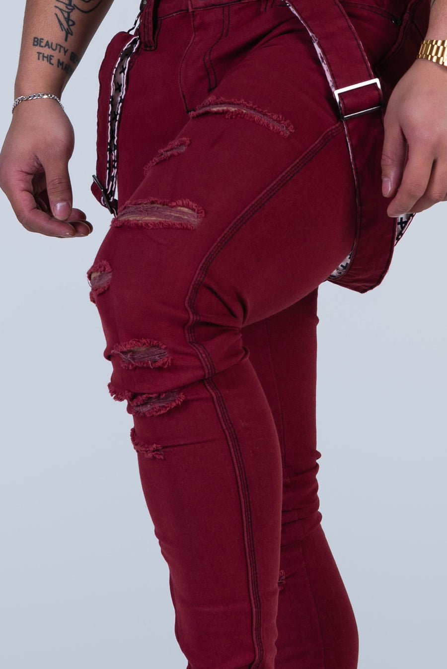 ANDY CHERRY HAND-ABRADED JEAN
